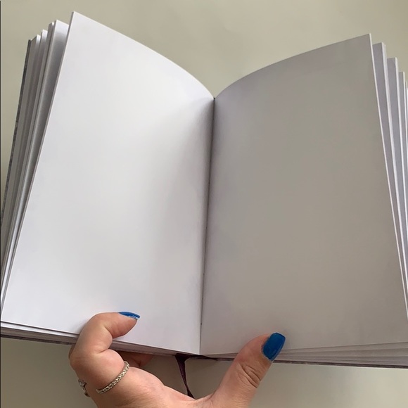 Hardcover Perfect Bound Notebook with Blank Pages - Picture 2 of 4
